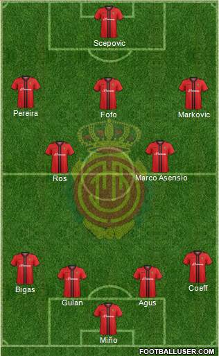 R.C.D. Mallorca S.A.D. Formation 2015