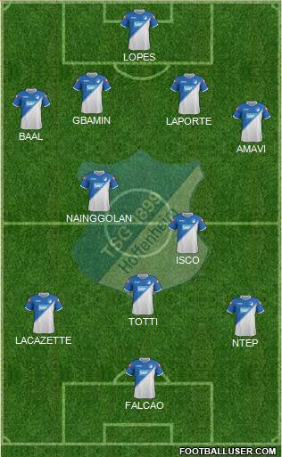 TSG 1899 Hoffenheim Formation 2015