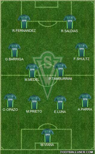 CD Santiago Wanderers S.A.D.P. Formation 2015