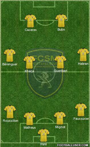 FC Sochaux-Montbéliard Formation 2015