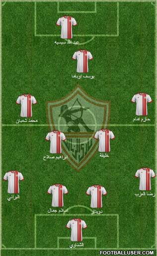 Zamalek Sporting Club Formation 2015