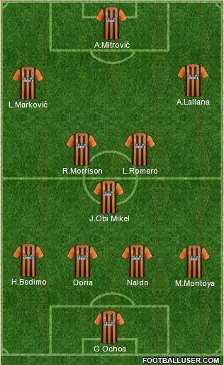 Hull City Formation 2015