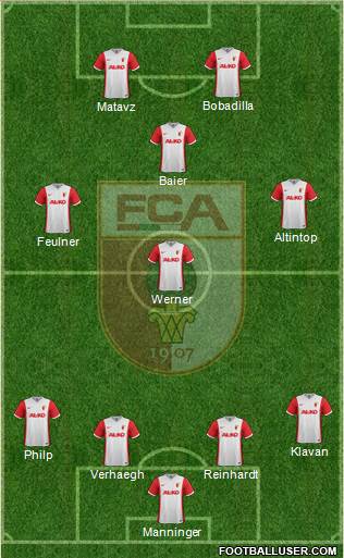 FC Augsburg Formation 2015