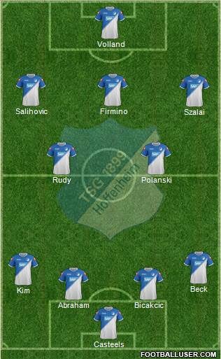 TSG 1899 Hoffenheim Formation 2015