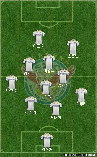 Seongnam Ilhwa Chunma Formation 2015