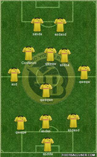 BSC Young Boys Formation 2015