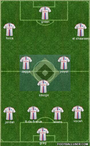 Hamburger SV Formation 2015