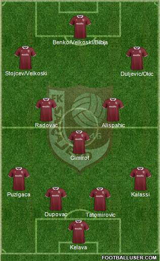 FK Sarajevo Formation 2015