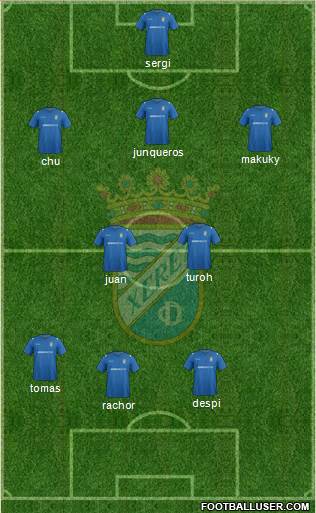 Xerez C.D., S.A.D. Formation 2015