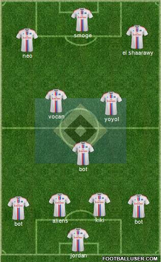 Hamburger SV Formation 2015