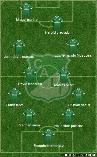 AC Deportivo Cali Formation 2015