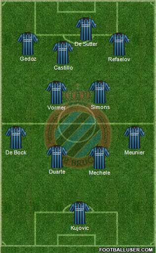 Club Brugge KV Formation 2015