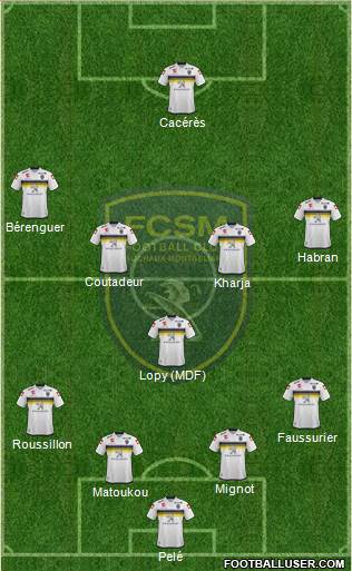 FC Sochaux-Montbéliard Formation 2015