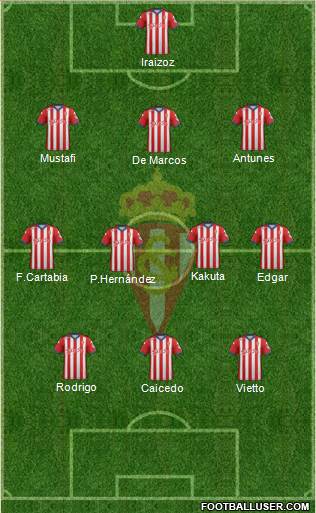 Real Sporting S.A.D. Formation 2015