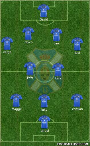 C.D. Tenerife S.A.D. Formation 2015