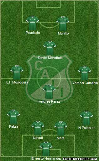 AC Deportivo Cali Formation 2015