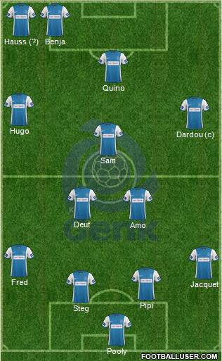 K Racing Club Genk Formation 2015