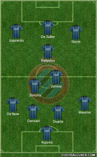 Club Brugge KV Formation 2015