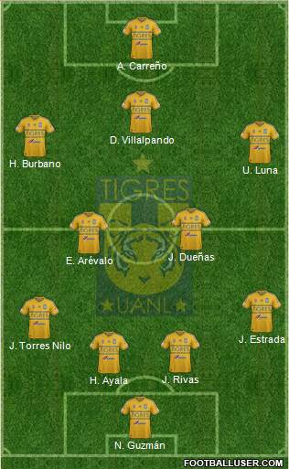 Club Universitario de Nuevo León Formation 2015