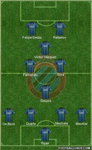 Club Brugge KV Formation 2015