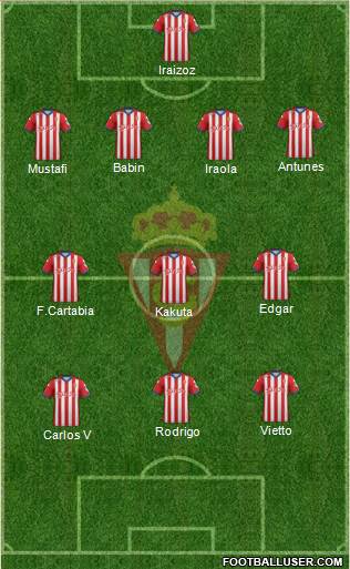 Real Sporting S.A.D. Formation 2015