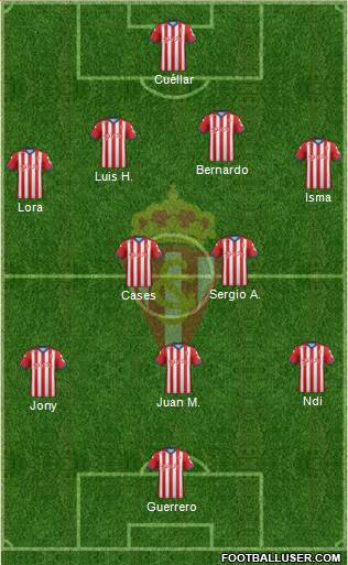 Real Sporting S.A.D. Formation 2015