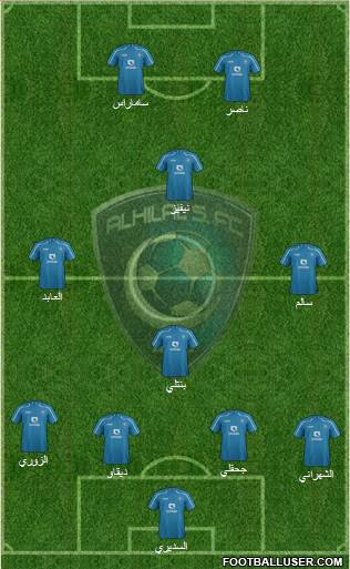 Al-Hilal (KSA) Formation 2015