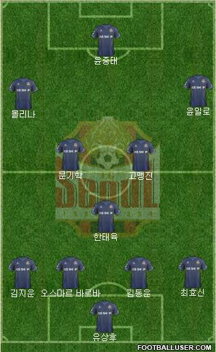 FC Seoul Formation 2015