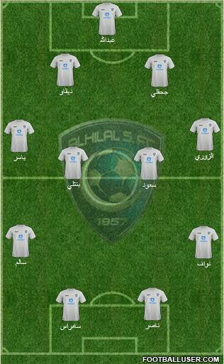 Al-Hilal (KSA) Formation 2015