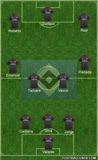 Hamburger SV Formation 2015