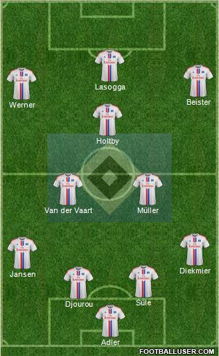 Hamburger SV Formation 2015