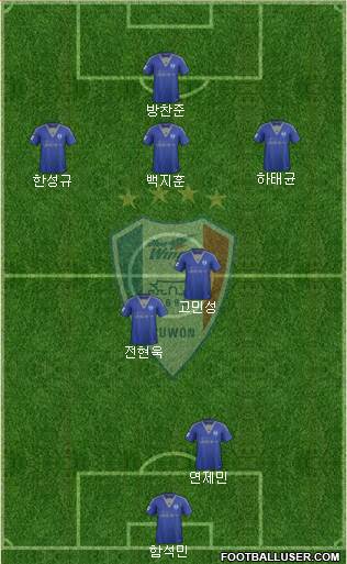 Suwon Samsung Blue Wings Formation 2015