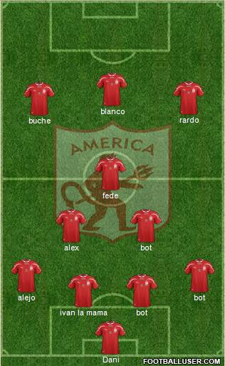 CD América de Cali Formation 2015