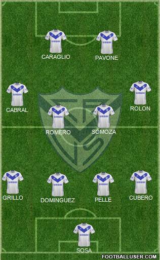 Vélez Sarsfield Formation 2015