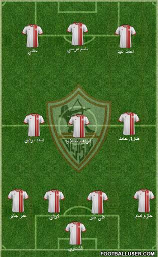 Zamalek Sporting Club Formation 2015