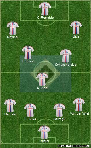 Hamburger SV Formation 2015