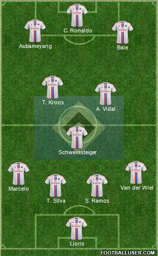 Hamburger SV Formation 2015