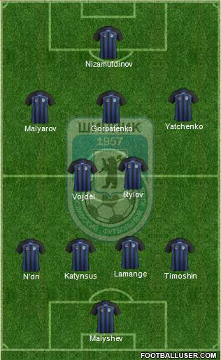 Shinnik Yaroslavl Formation 2015