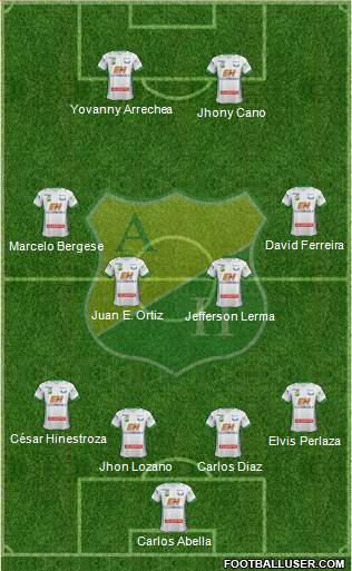 CD Atlético Huila Formation 2015