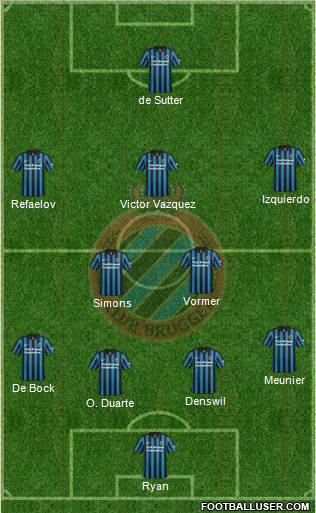 Club Brugge KV Formation 2015