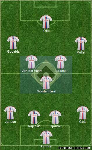 Hamburger SV Formation 2015