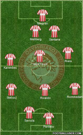 Olympiakos SF Piraeus Formation 2015