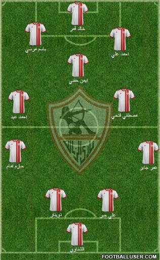 Zamalek Sporting Club Formation 2015