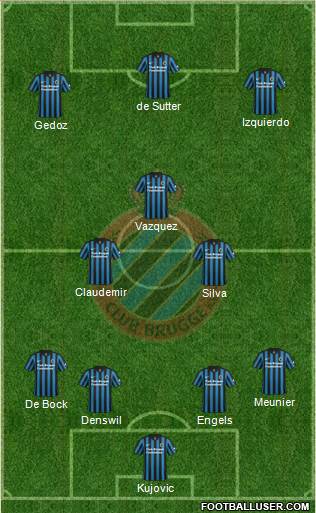 Club Brugge KV Formation 2015