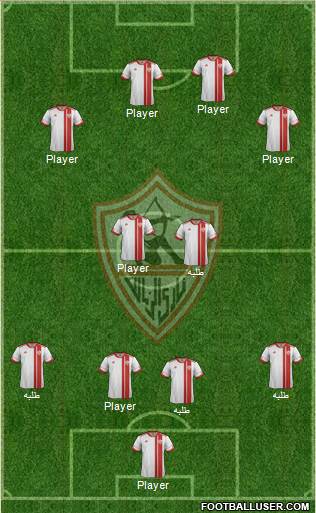 Zamalek Sporting Club Formation 2015