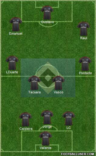 Hamburger SV Formation 2015