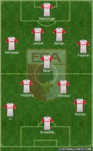 FC Augsburg Formation 2015