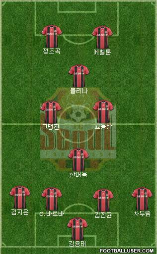 FC Seoul Formation 2015