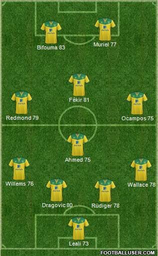 Norwich City Formation 2015