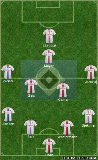 Hamburger SV Formation 2015